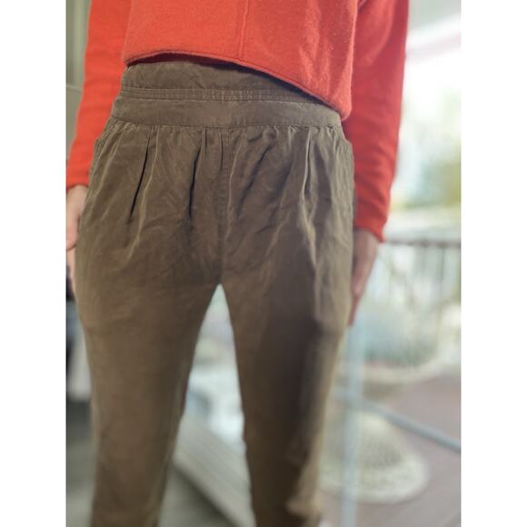 Aritzia Wilfred Casbah Brown Dress Pants Size 2 Tailored Work Office Fall - Picture 1 of 11